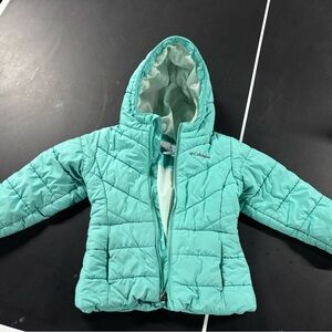 Columbia Teal Hooded Jacket